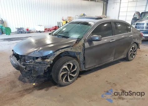 2016 Honda Accord Ex z USA, uszkodzony, nr VIN 1HGCR2F70GA044878